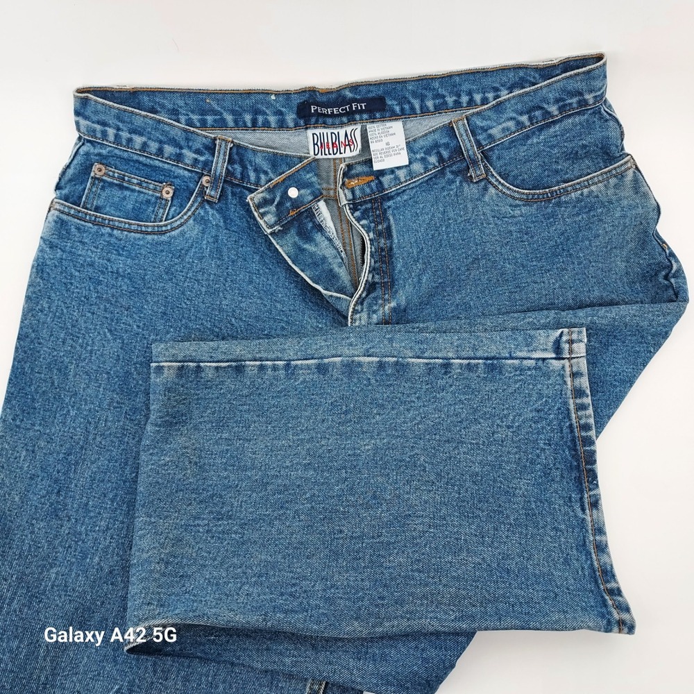 Bill Blass Perfect Fit Women Jeans Blue Denim Size 16 Regular Inseam